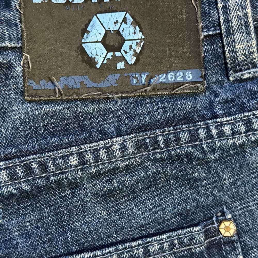 Y2K Baggy Southpole 40x30 Early 2000s Skater Embroidered Denim Skate Jeans - Picture 11 of 12